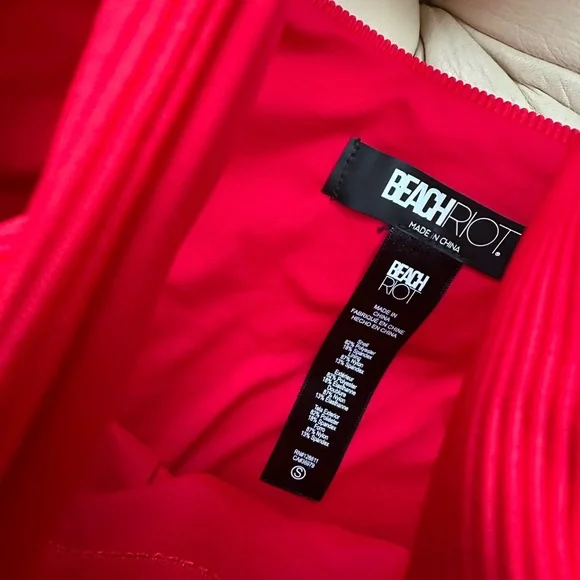 Beach Riot Sydney Red One Piece Swimsuit